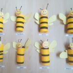 Pszczółka z recyklingu - praca plastyczna